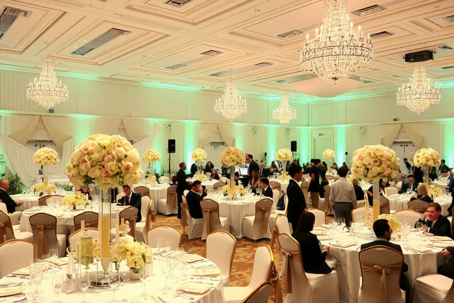 Banquete de boda elegante