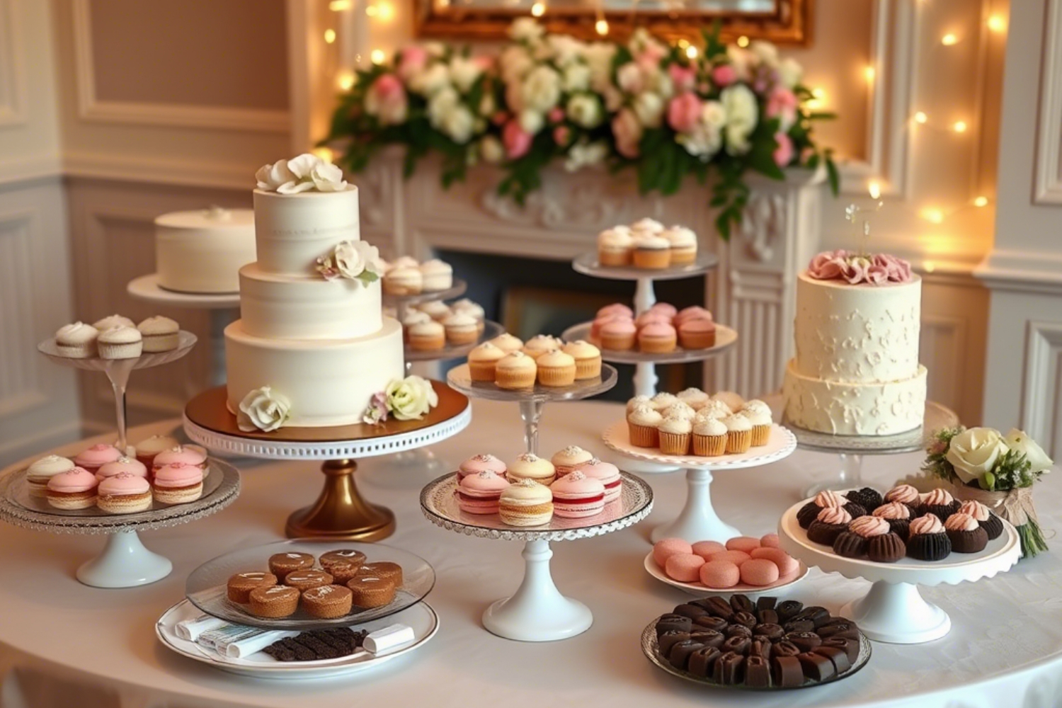 Mesa de postres de boda